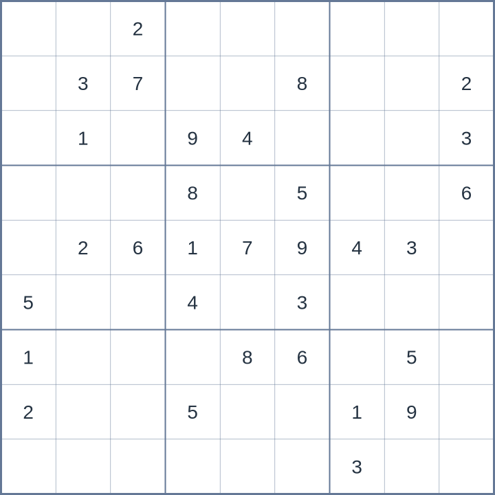 Sudoku #32026090906