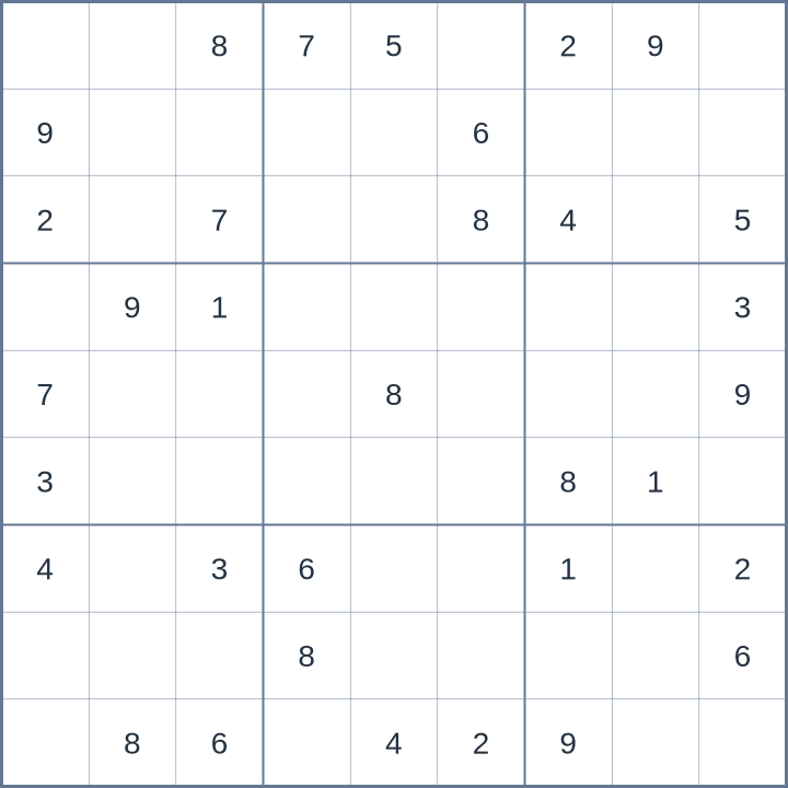 Sudoku #32026090907