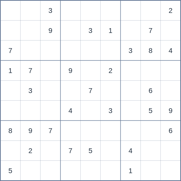 Sudoku #32026091109