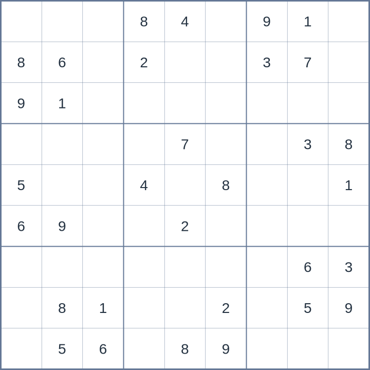 Sudoku #32026091510