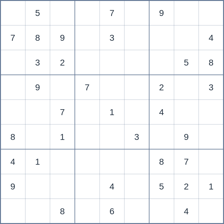 Sudoku #32026091610