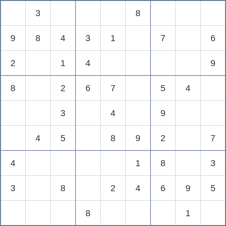 Sudoku #32026091709