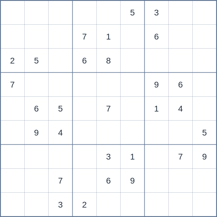 Sudoku #32026093010