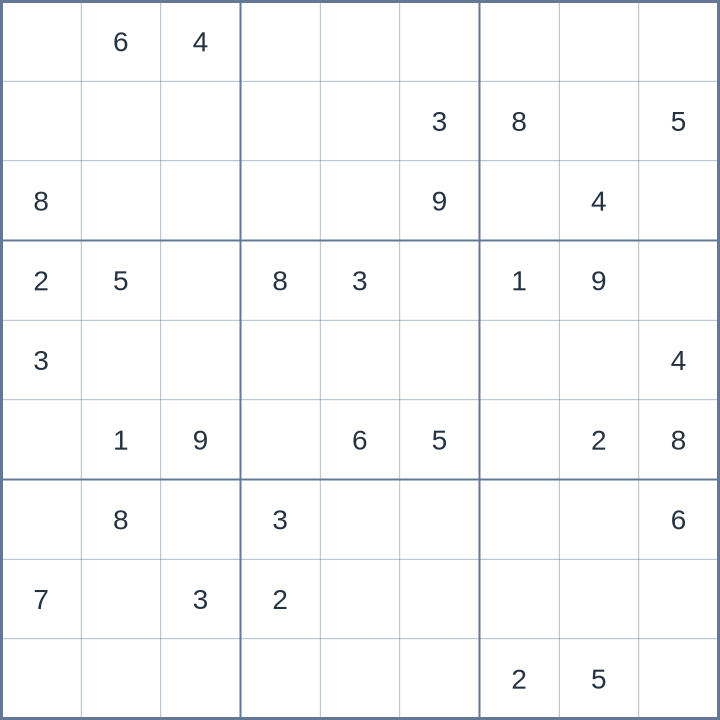 Sudoku #32026100109