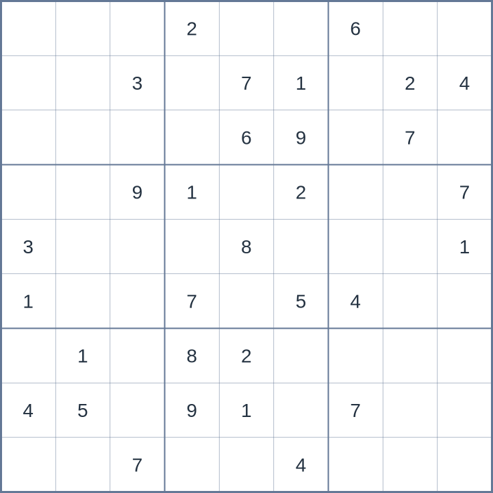 Sudoku #32026100608