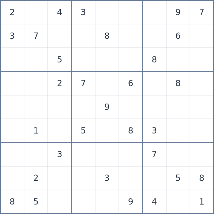 Sudoku #42026050709