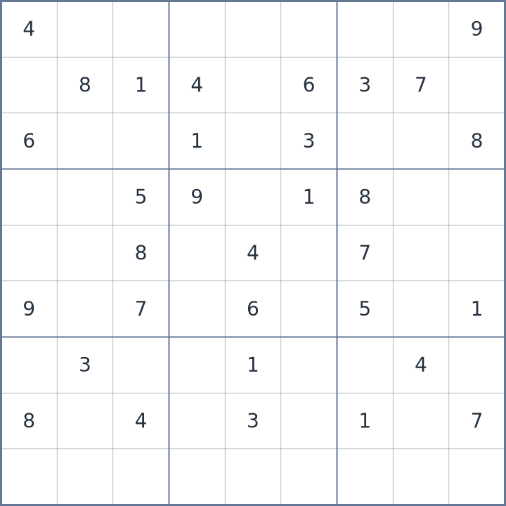 Sudoku #42026070407