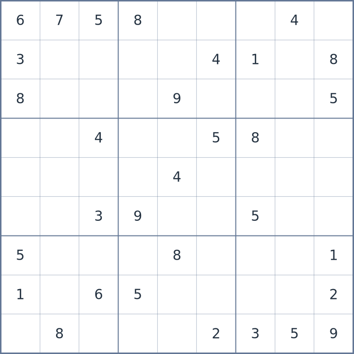 Sudoku #42026070507