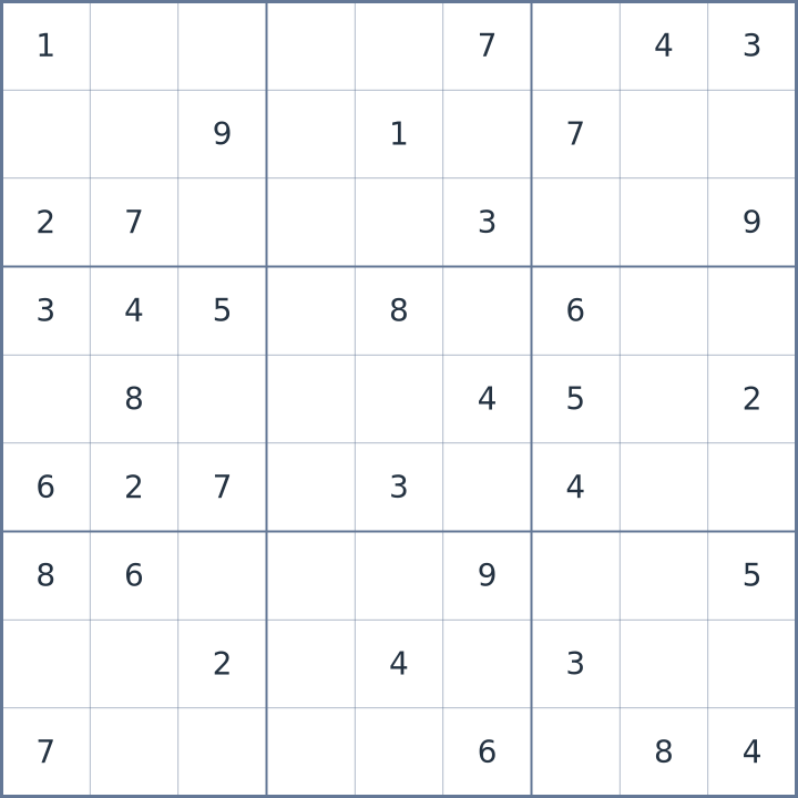 Sudoku #42026070508