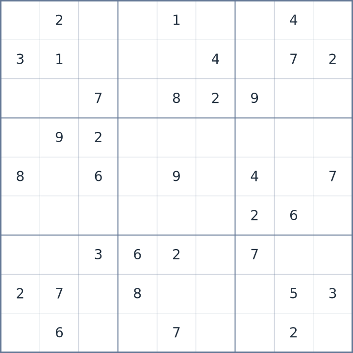 Sudoku #42026070604