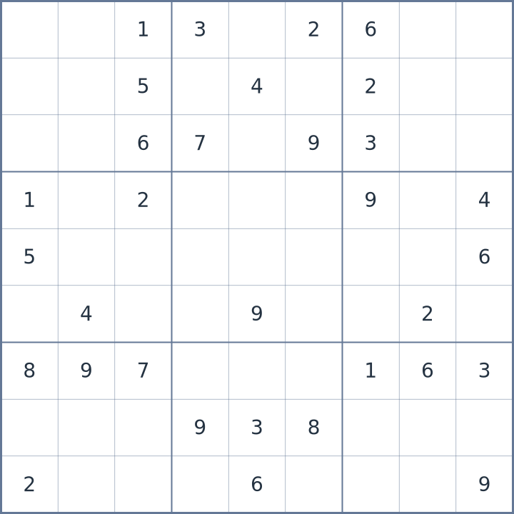 Sudoku #42026070708
