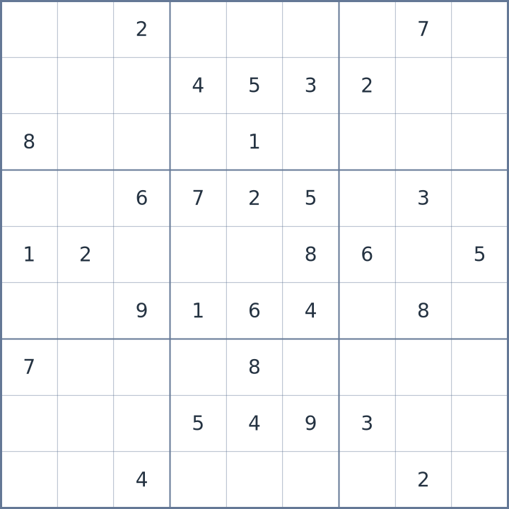 Sudoku #42026070710