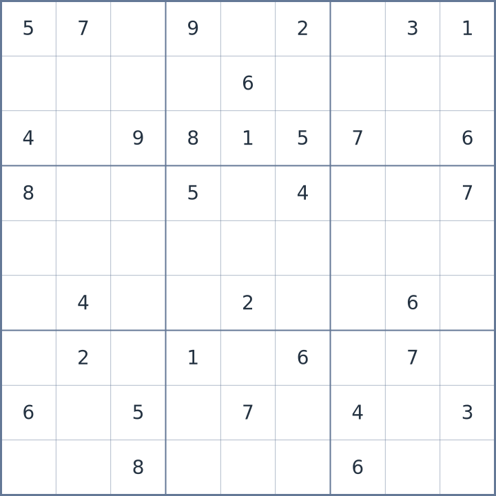 Sudoku #42026070803