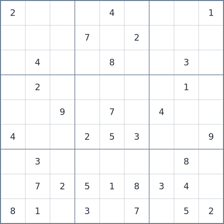 Sudoku #42026080810