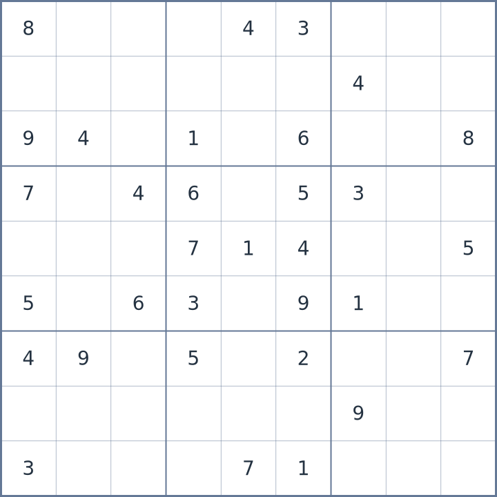 Sudoku #42026082207