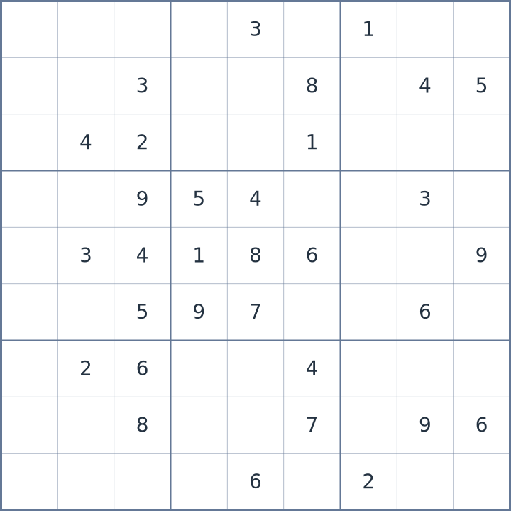 Sudoku #42026082807