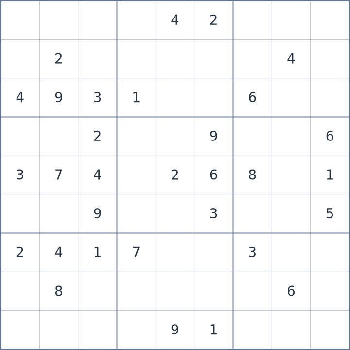 Sudoku #42026091009