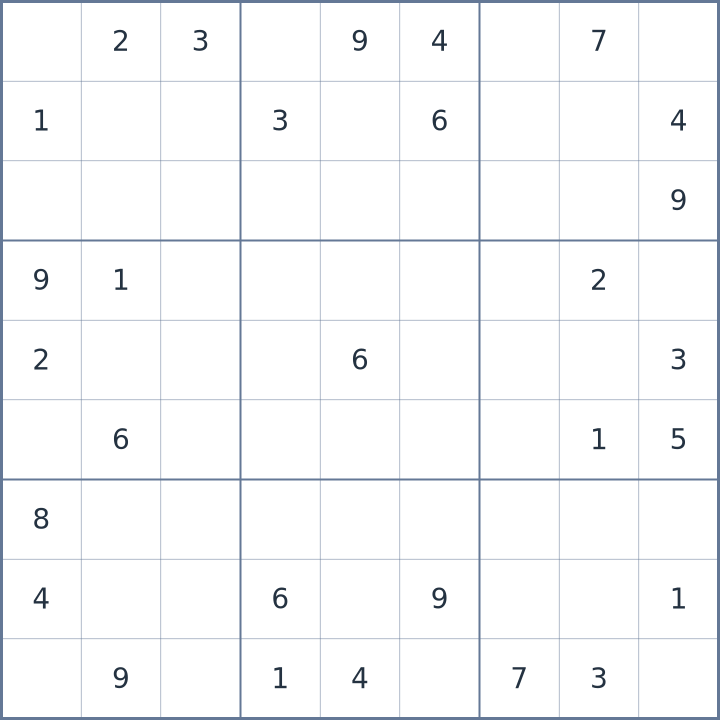 Sudoku #42026100701