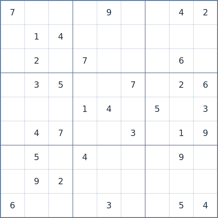 Sudoku #42026100706