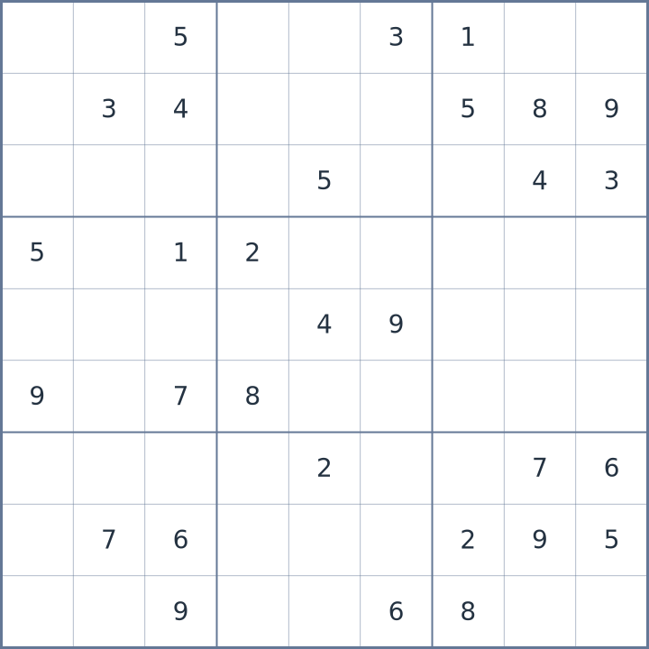 Sudoku #52026042303