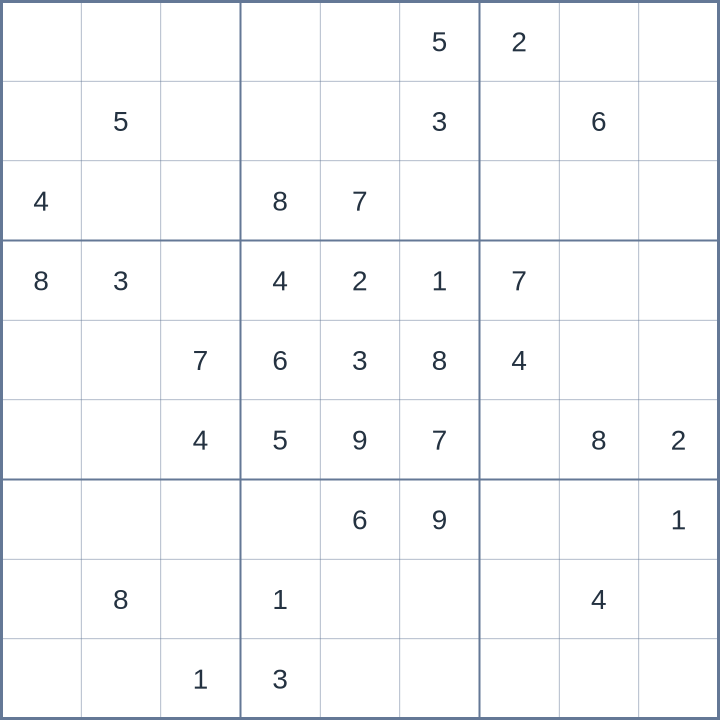 Sudoku #52026042803