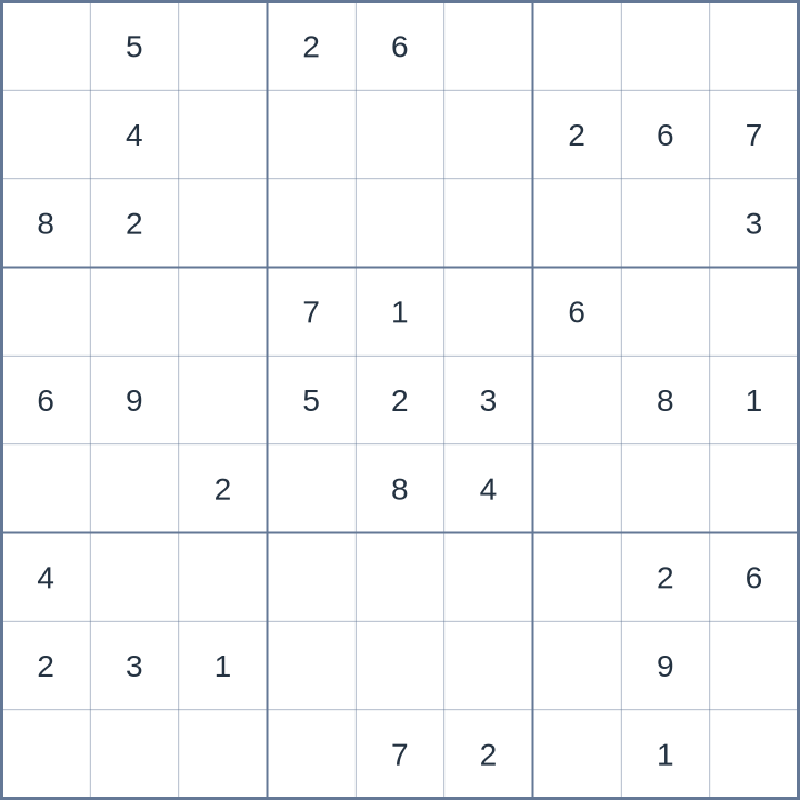 Sudoku #52026042910
