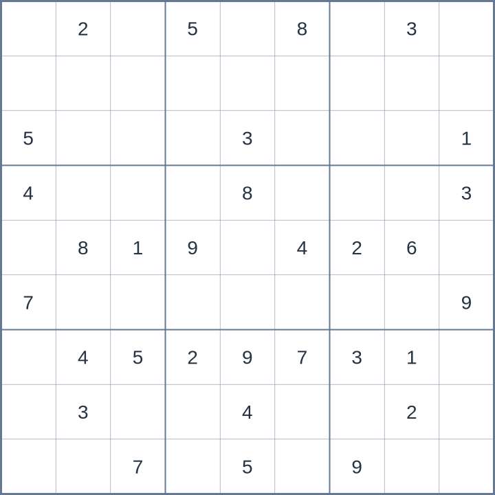 Sudoku #52026050502