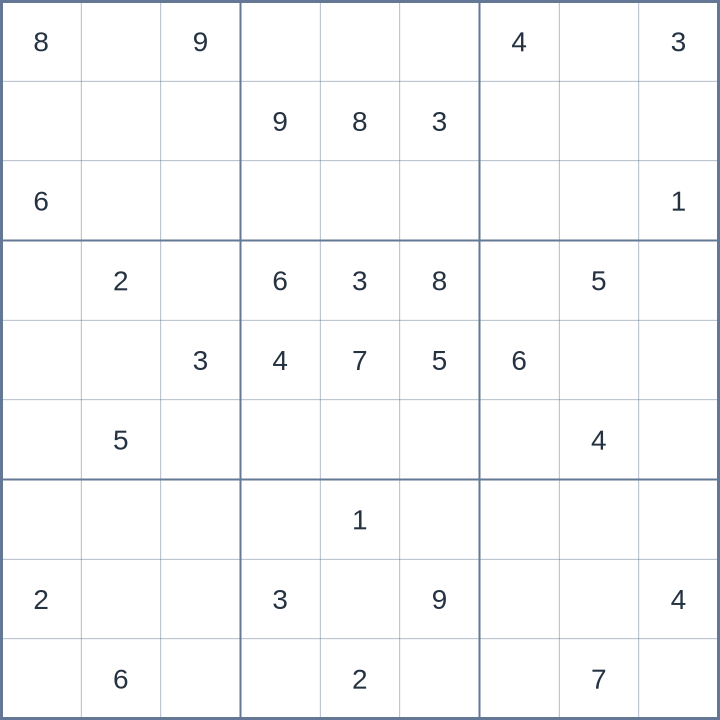 Sudoku #52026050510