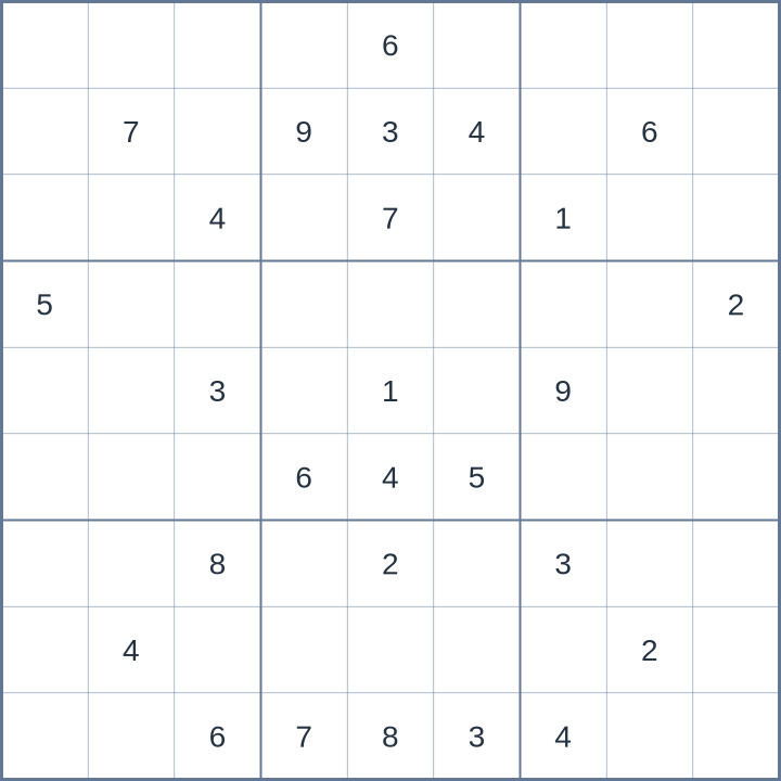 Sudoku #52026050606