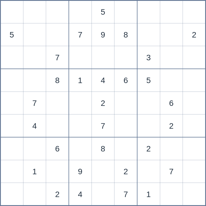 Sudoku #52026050705