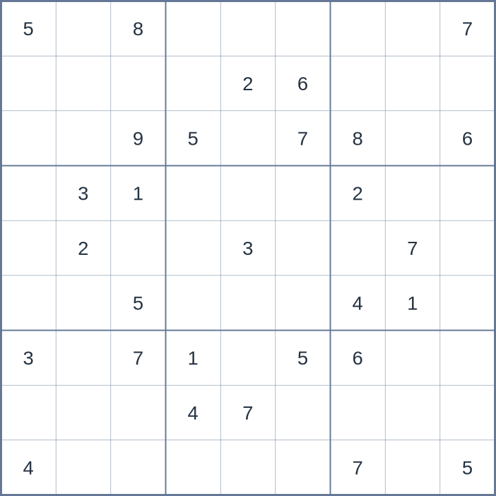 Sudoku #52026050805