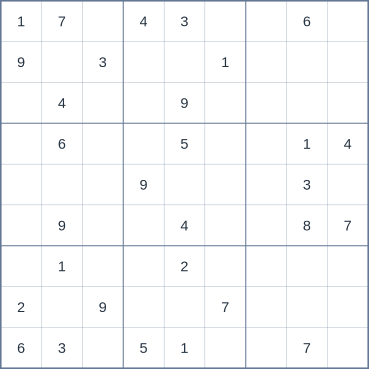 Sudoku #52026060509