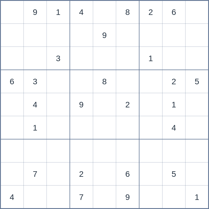Sudoku #52026061606