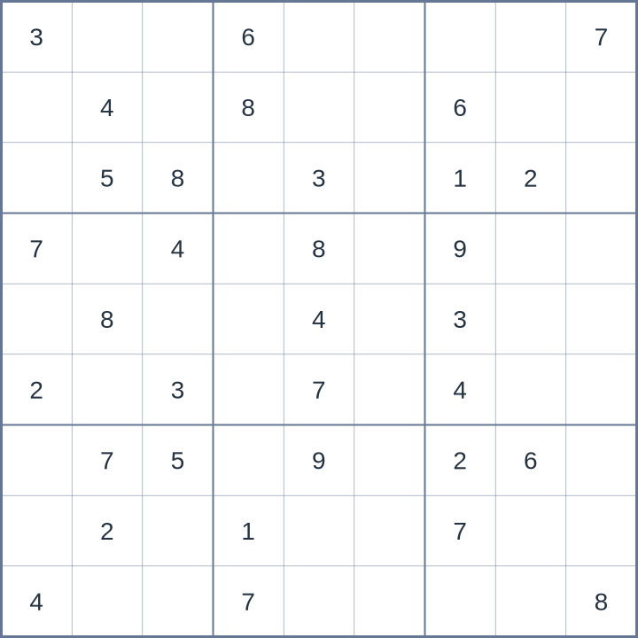 Sudoku #52026062001