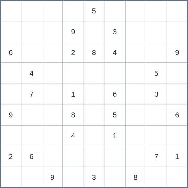 Sudoku #52026062805