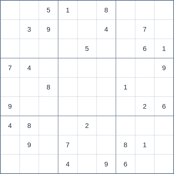 Sudoku #52026070507