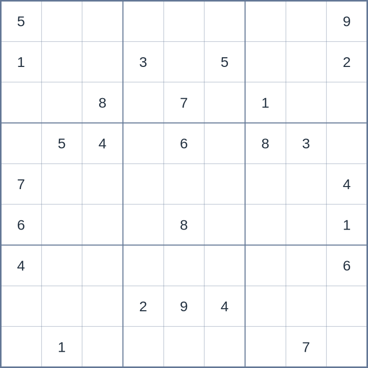 Sudoku #52026070609