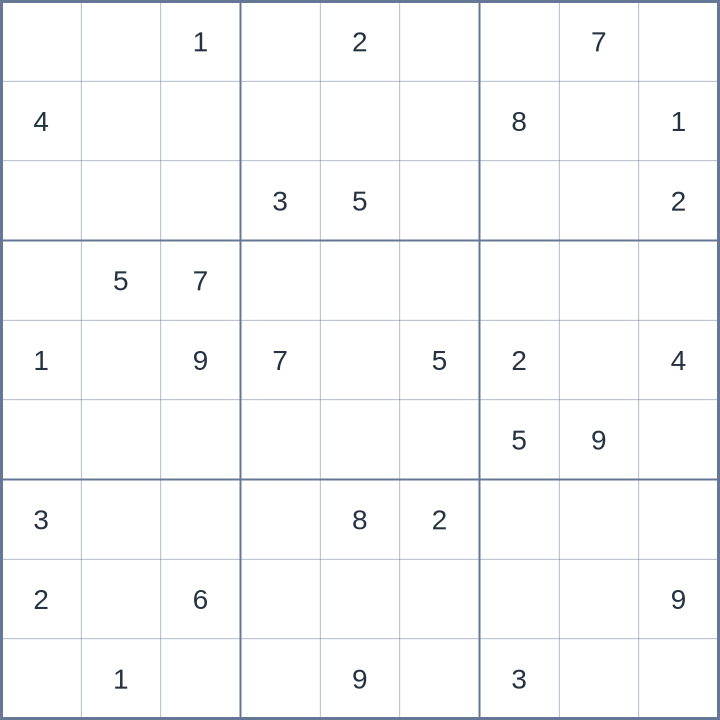 Sudoku #52026070705