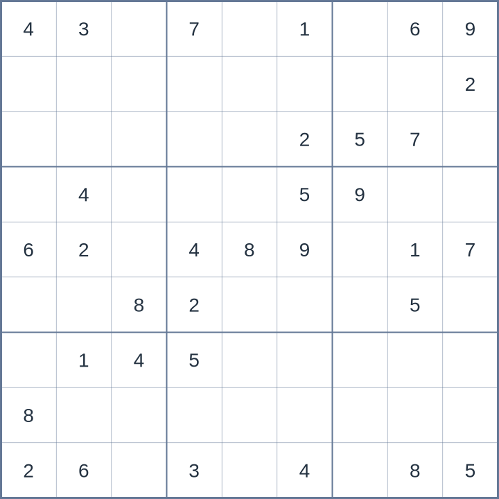 Sudoku #52026070805
