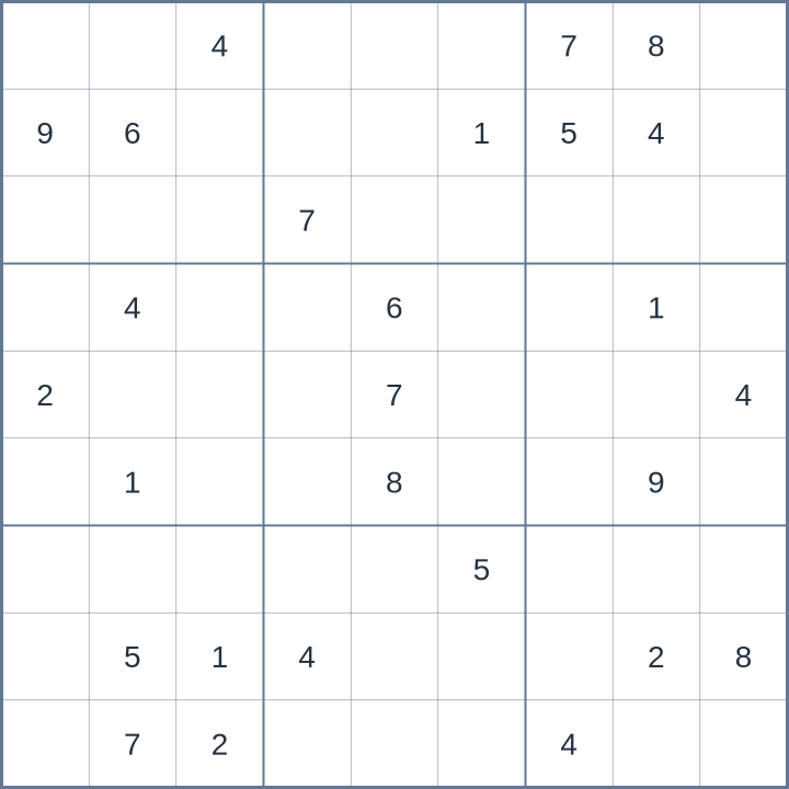 Sudoku #52026070809