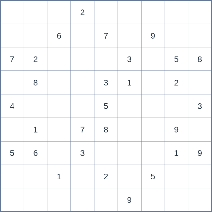 Sudoku #52026070901