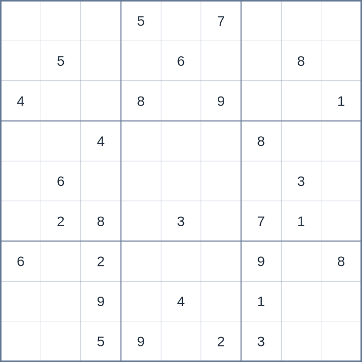 Sudoku #52026071007