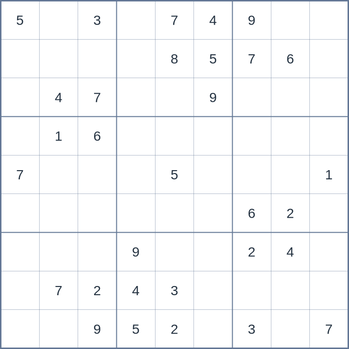 Sudoku #52026072401