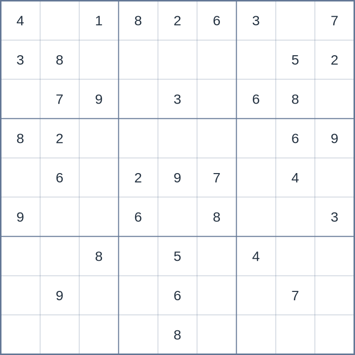 Sudoku #52026072609
