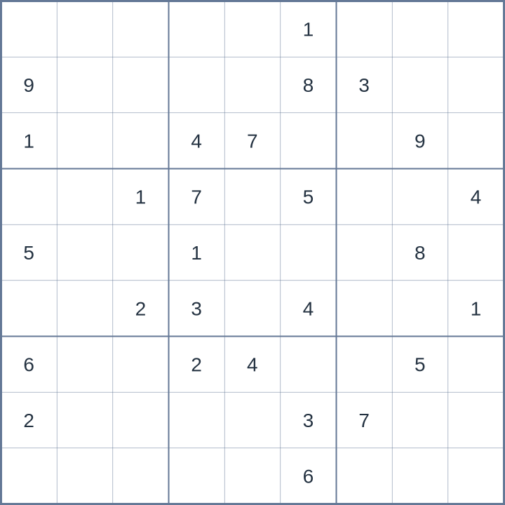 Sudoku #52026072710