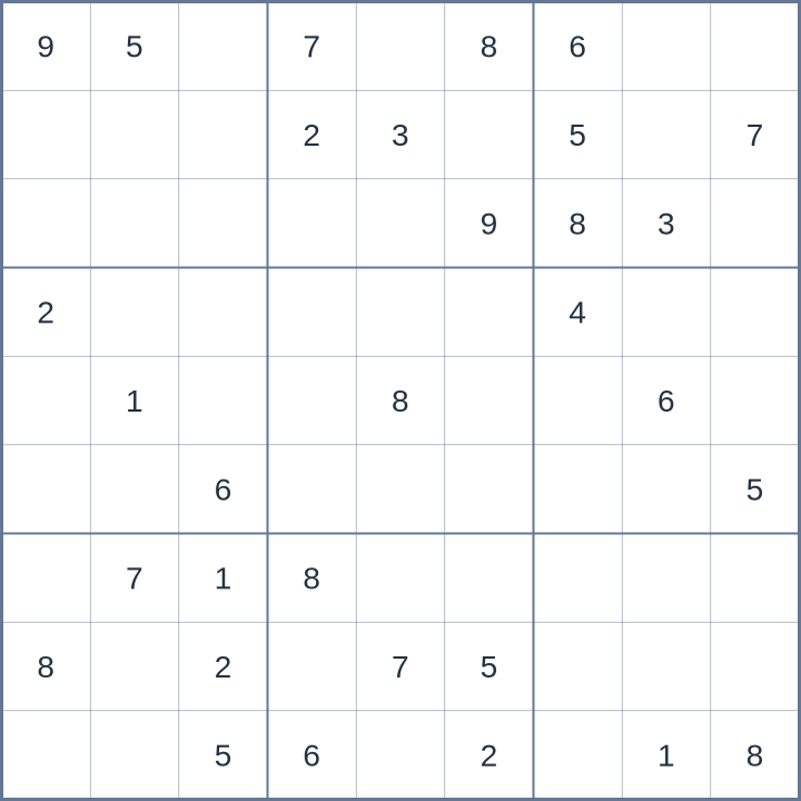 Sudoku #52026072805