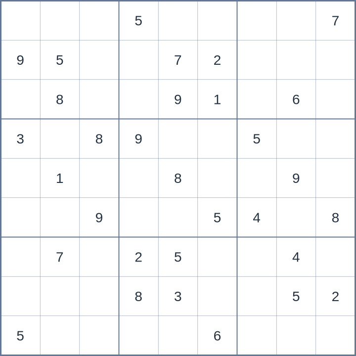 Sudoku #52026072807