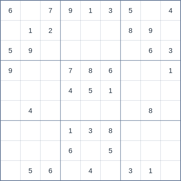 Sudoku #52026072909