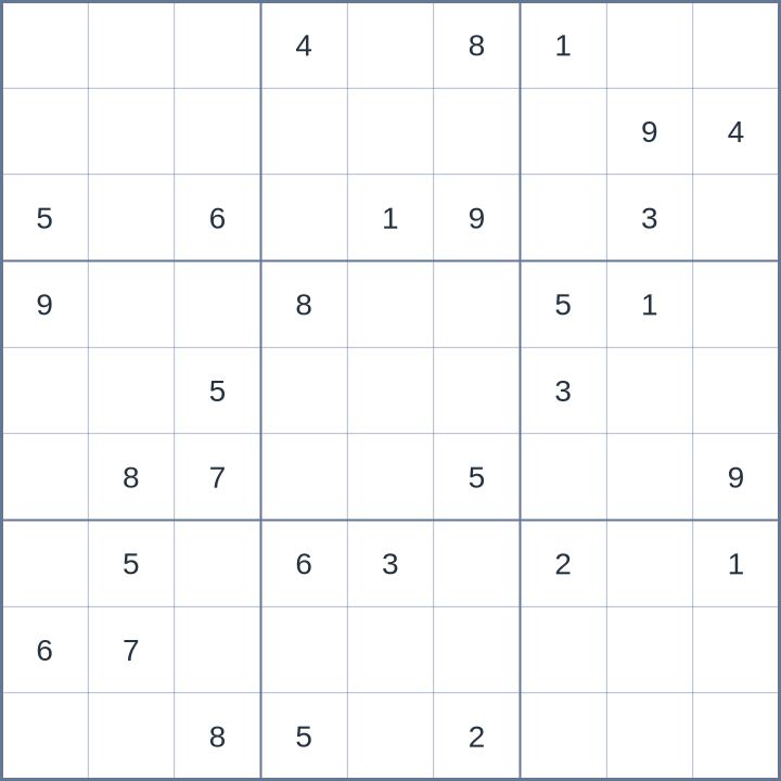 Sudoku #52026073101