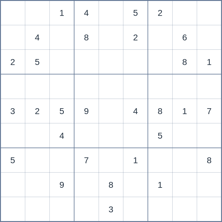 Sudoku #52026080110